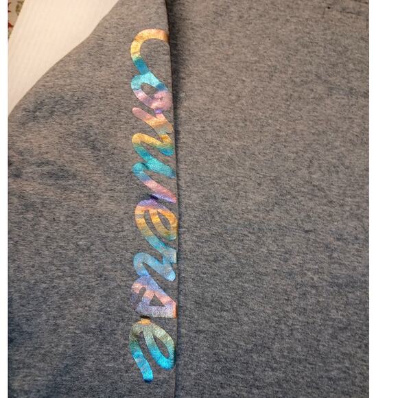 Converse All Star Womens Gray Pullover Hoodie - Size: XL - Picture 4 of 5